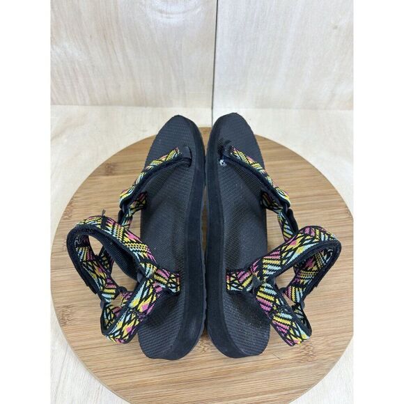 Teva Universal Boomerang Pink Ankle Strap Sandals Womens Size 5.5 (4y) - Picture 5 of 7